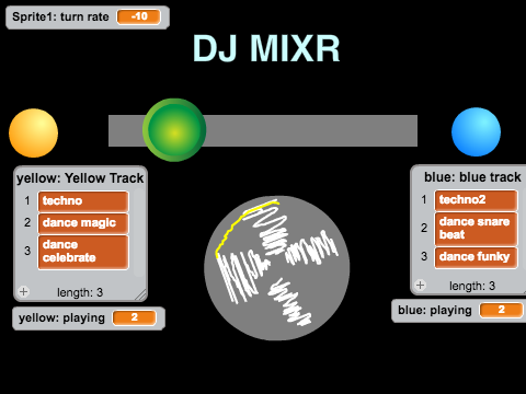 new dj mixer - spinny disc