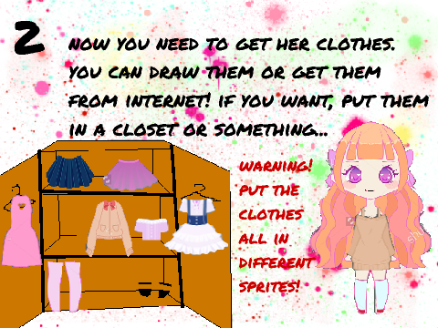 how to make a dress-up game