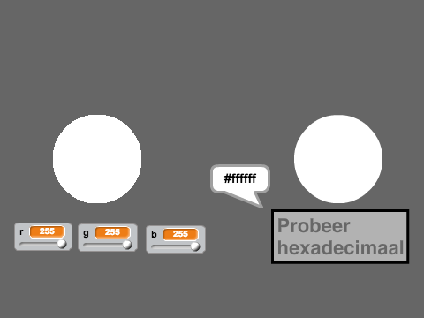 RGB en hexadecimale kleuren