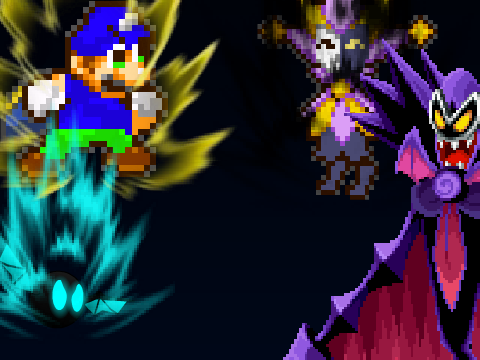 Jason and Blop vs Dimentio and Antasma