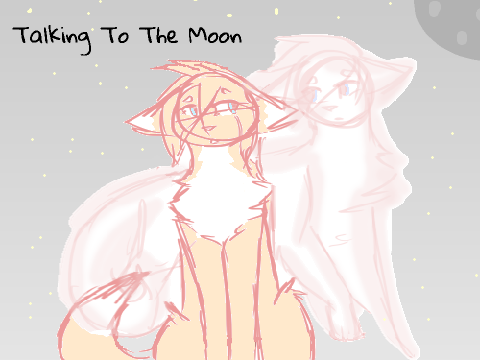 "Talking To The Moon" Redfeather and Roseheart