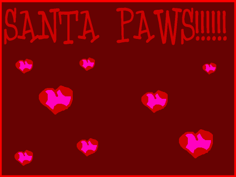 SANTA PAWS!!