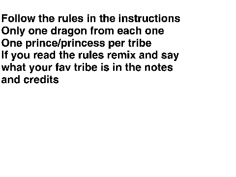 Rules for the wingery's