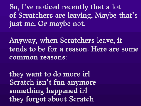 Saying Goodbye/Leaving 