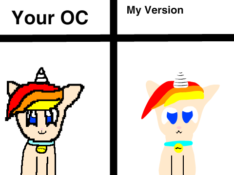 Draw Your OC, and I'll Draw it in my Version!