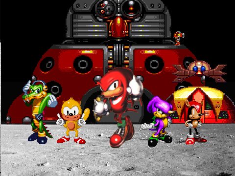 i'm still working on knuckles chaotix 2