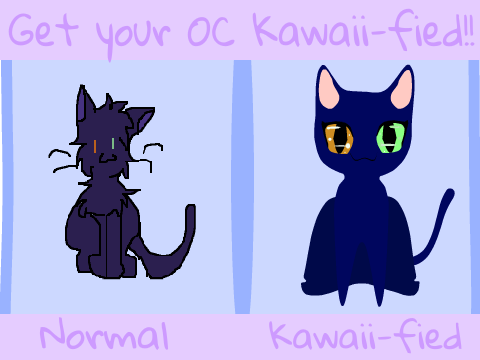 Get your OC Kawaii-fied!! (One of my OCs)