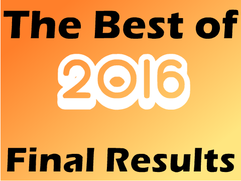 The Best of 2016 - Final Results