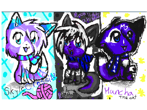 The Violet Trio!