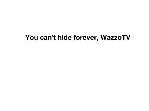 Wazzo TV is Illuminati
