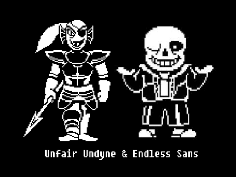 Lol-100 Reacts to Unfair undyne and Endless sans