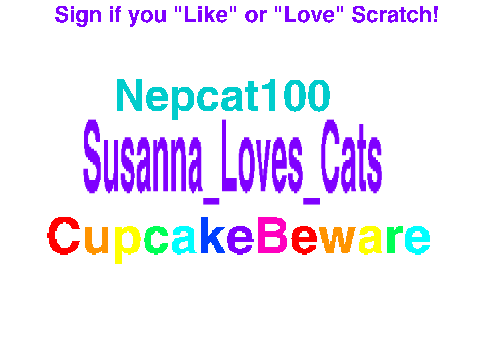 Sign if you like or love Scratch! remix remix remix