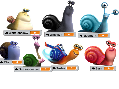 Voting-favorite Snail from Turbo