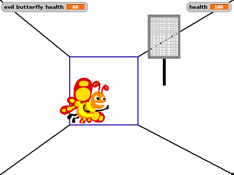 swat the evil butterfly