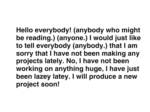 Update