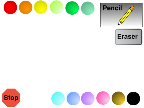 Drawing with a pencil