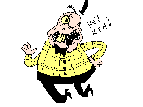 "canon" human bill doodle