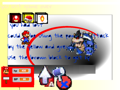 Mario vs dark Bowser RPG game  [PLAY ME.... remix-2