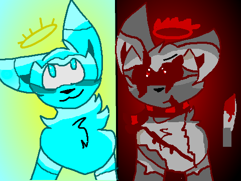 Wolf in sheep's clothing w/ Light and Dark 