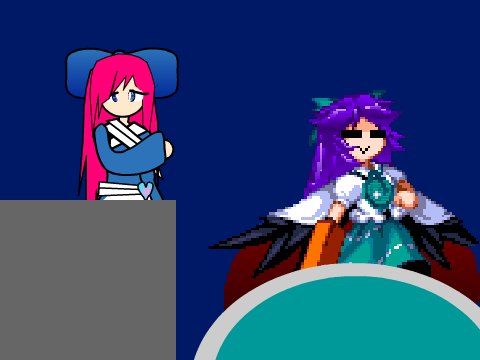 Trying to be friendly with Mikasai
