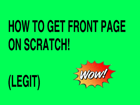 *FIXED* How To Get Front Paged!