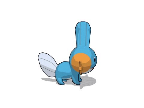 3-D Mudkip Animation