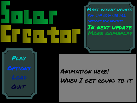 Solar Creator WIP V0.1.4