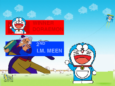 Doraemon wins