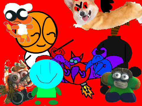 Caramell Dancing Rainbow Version (Add Yourself) (Poorly Drawn Lemur Added)