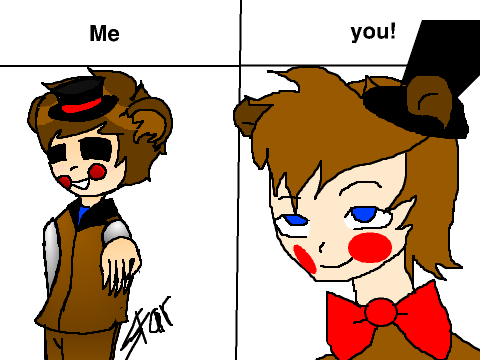 How Would you Draw toy freddy human? remixed by sky