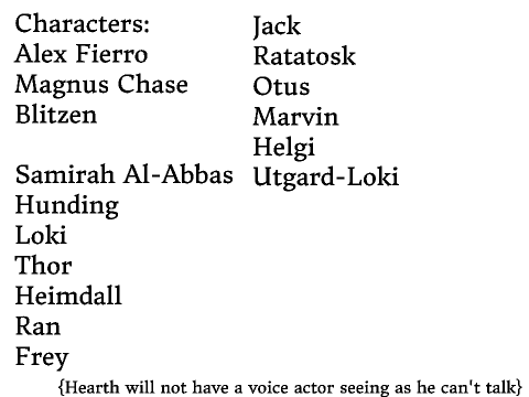 Auditions for Magnus Chase The Series remix