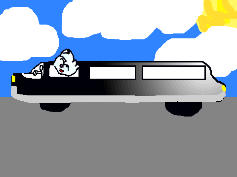 add yourself in the limo!