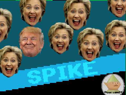 Spike With Trump