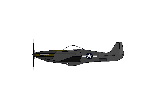 P51 Mustang Sprite for Mooster