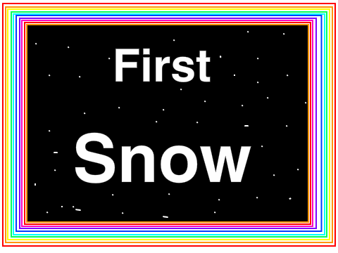 First snow