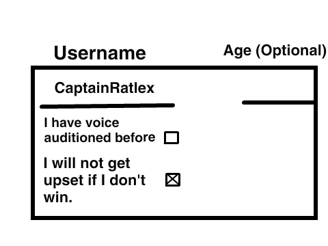 Voice audition Sign ups!  remix