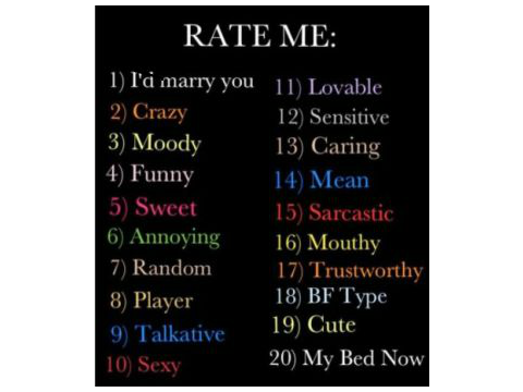 RATE ME! 0w- remix