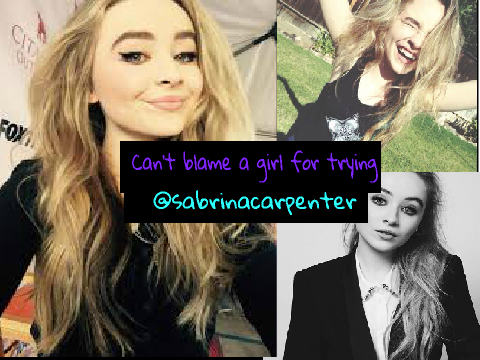 Sabrina Carpenter -Can't Blame a Girl for Trying