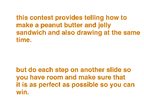 peanut butter and jelly contest 