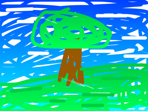 Tree Scribble Art