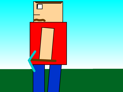 Red Steve Walking animation