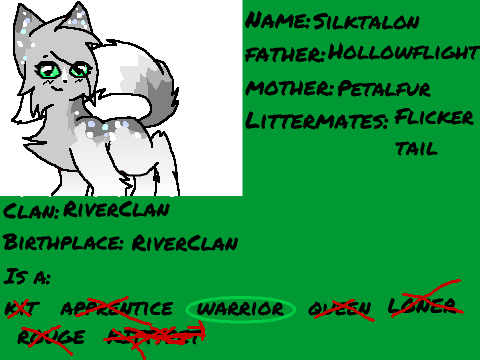 Warriors:After the battle RPG .: S I L K T A L O N :.