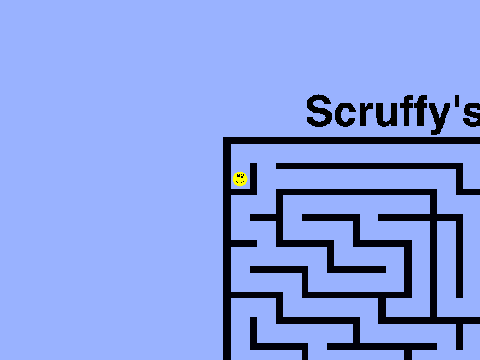 Scruffy's Maze Game