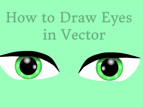 How to Draw Eye in Vector