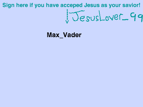 Sign if you have accepted Jesus as your savior! remix