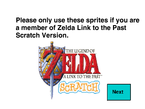 Zelda Link to the past Scratch Version sprites