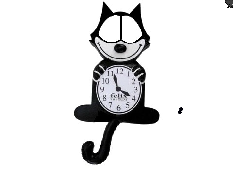 felix the cat clock Sat morning