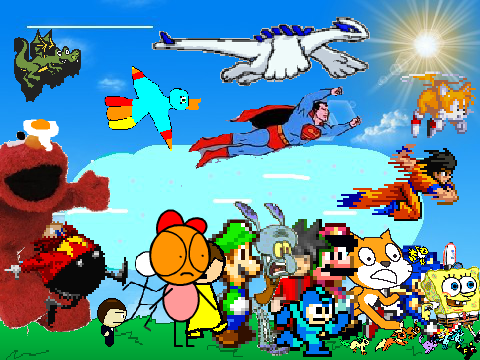Add yourself running from elmo![1][1]-1 remix