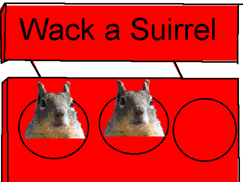 wack a squirrel