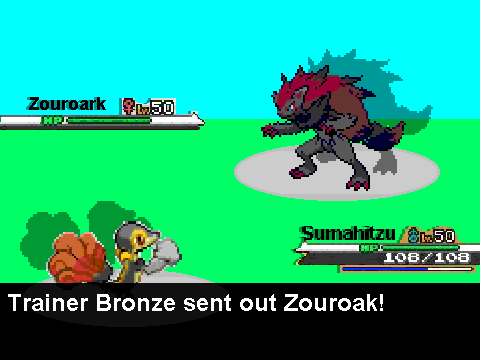 BATTLE IN POKEMON BRONZE